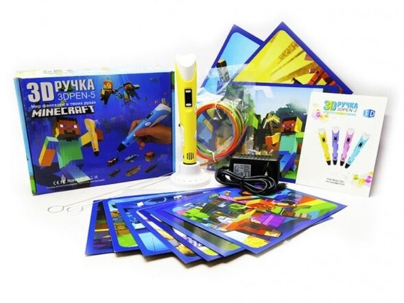 3д ручка 3D Pen-5 Майнкрафт